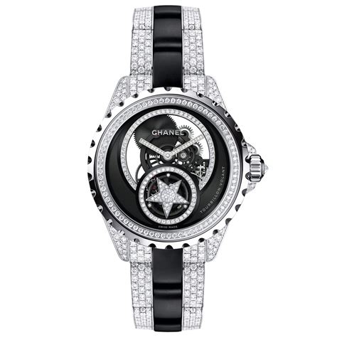 chanel j12 skeleton flying tourbillon price|chanel j12 diamond tourbillon.